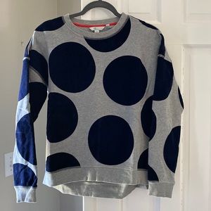 NWOT Boden Polka Dot sweatshirt
